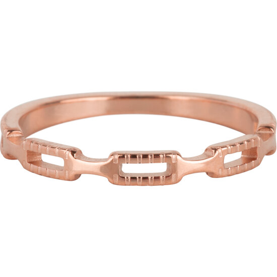 Charmin's Tiny Ring Half Chain Rosegoud R1117