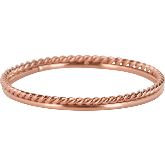 Charmin's R1105 Ring Tiny 2 in 1 Rosegoud