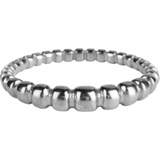 Charmin’s statement ring R1057 Balletjes Tabs Lopend Staal