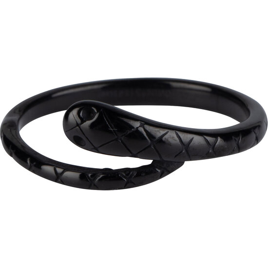 Charmin’s vintage ring R1019 Lucky Snake Black