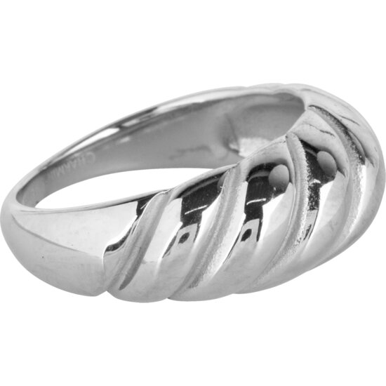 R995 Chubby Croissant Ring Steel 