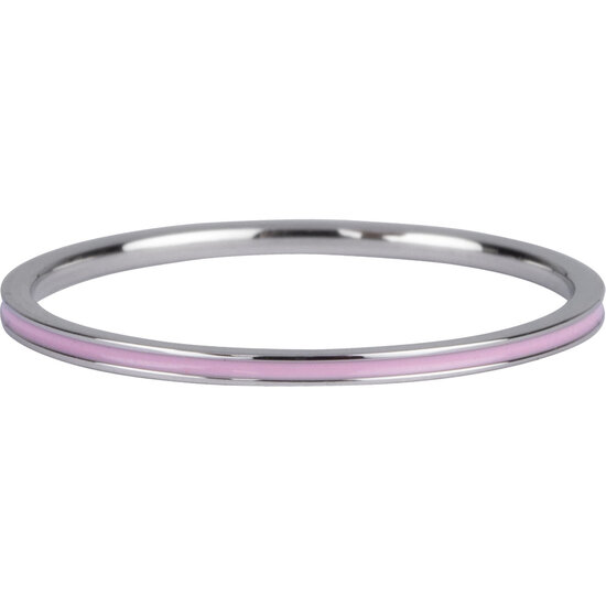 Charmin's Kleiner Ring Petite Stahl Pastellrosa Emaille R924