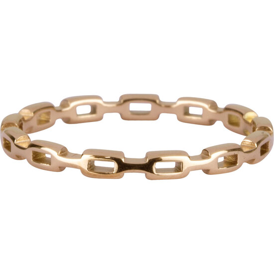 Charmin’s goudkleurige stapelring R899 Belcher Chain Goldplated