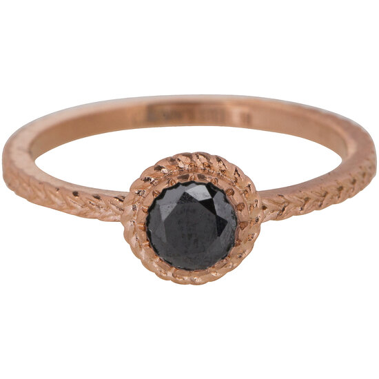 808 charmin's ring steel shiny iconic vintage Rosegoud-kleurig