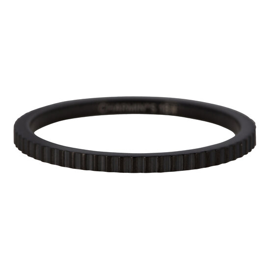 RING R401 BLACK 'STEEL BRICKS'