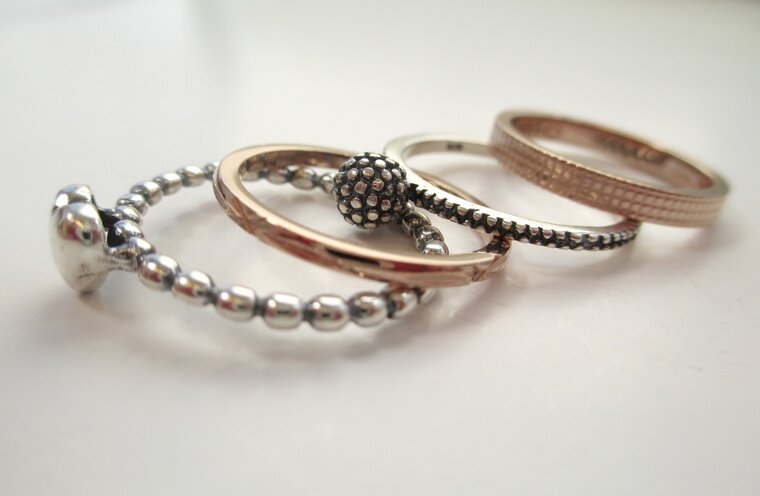  Ring R306 Rosé 'Cross' 