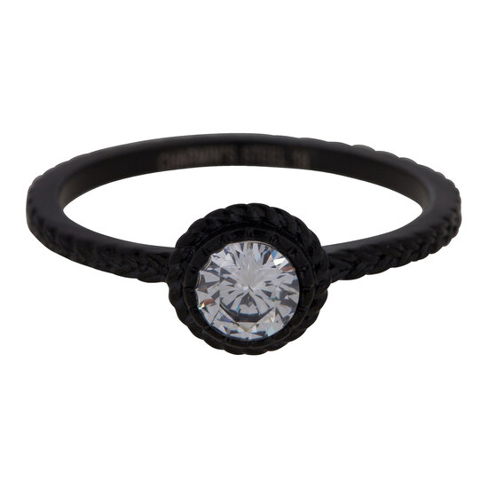 RING R438 BLACK 'STEEL ICONIC'