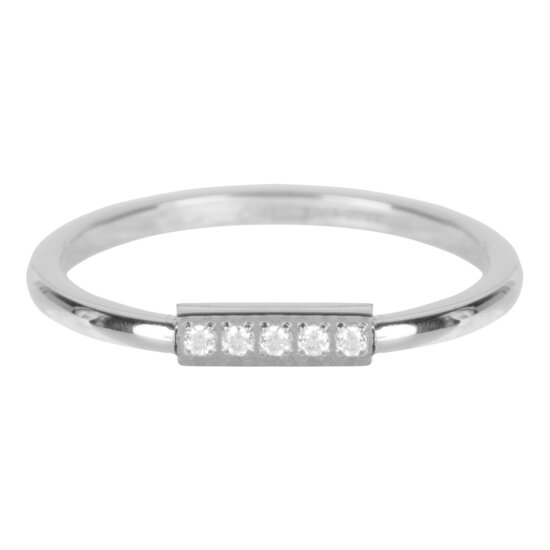 R540 Tube Crystal CZ Shiny Steel