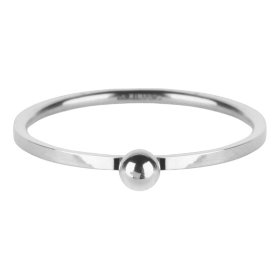 R528 Dot Ring Shiny Steel