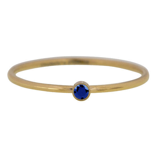KR84 Shine Bright Sapphire Gold Steel
