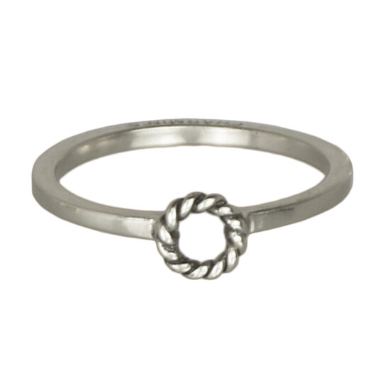 Ring R230 Silver 'Open Twist'