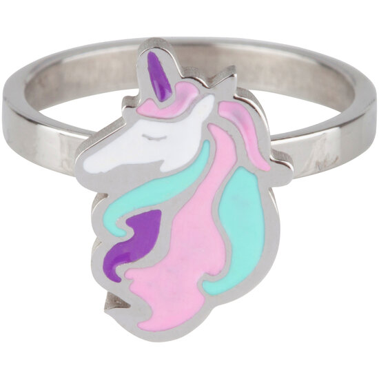 KR77 Unicorn Pink Blue Shiny Steel