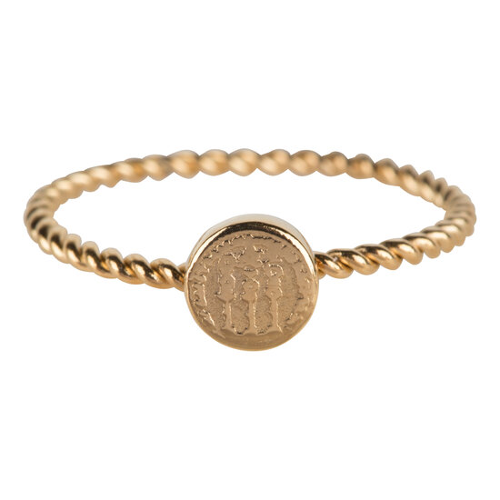 R627 Twisted Gold Steel Historic Coin