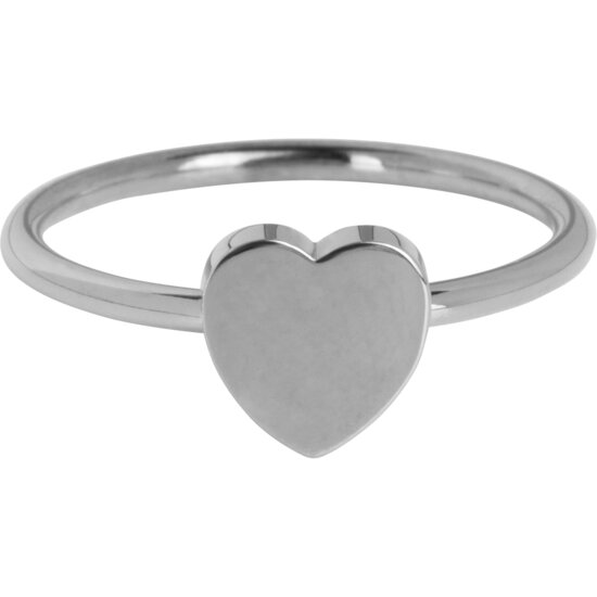 KIDZ Ring Groot Hartje Kinderring Staal KR138 – Tijdloze Taal van Liefde