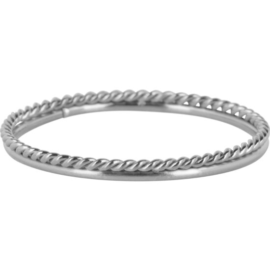 Charmin's R1103 Ring Tiny 2 in 1 Staal