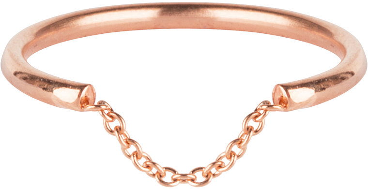 R574 Chained Rose Gold Steel