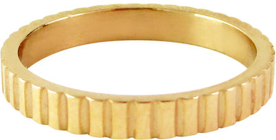  Ring R320 Gold 'Serrated' 